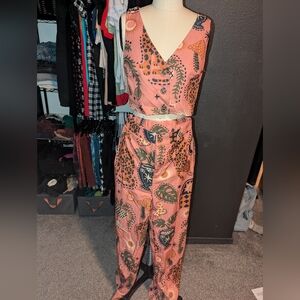 Vibrant Patterned Jumpsuit